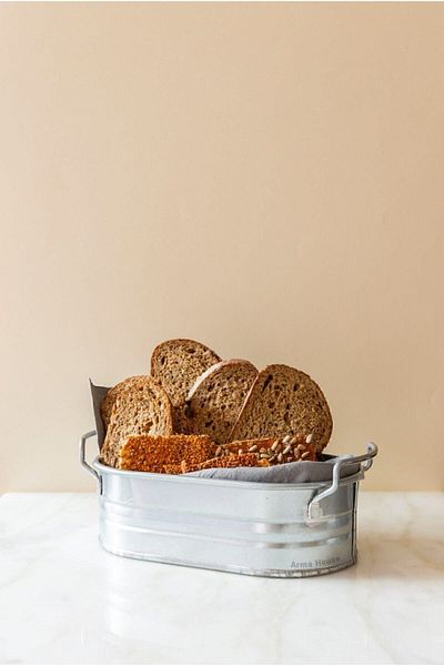Arma House Country Style Galvanized Bread Bowl 22 cm