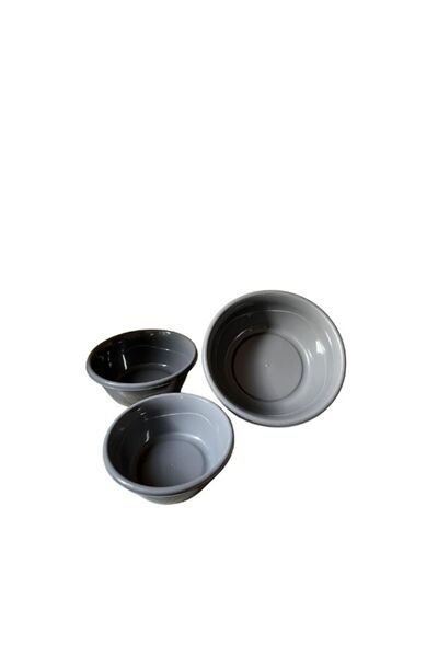 ESTREND Set of 3 Storage Containers - Kitchen and Home Use - Plastic Pratique Set