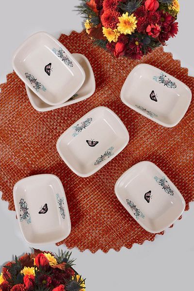 Keramika 6 Pieces 11 cm Retro Kayak Rectangular KY501011F030A5191350AKY600