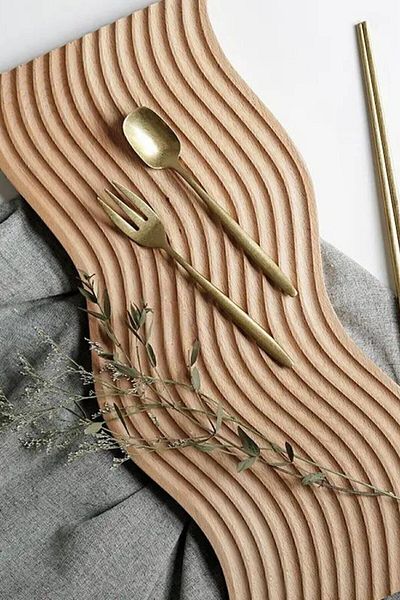 Arma House Bohemian Rectangular Bamboo Coffee and Decorative Presentation Tray 32 cm