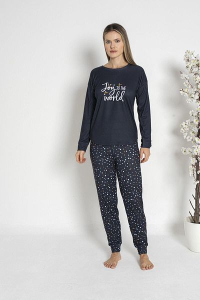 Estiva Winter Polka Dot Women's Thermal Pajamas Set