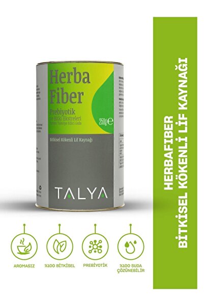HerbaFiber Bitkisel Kökenli Lif Kaynağı, Prebiyotik, 250 gr