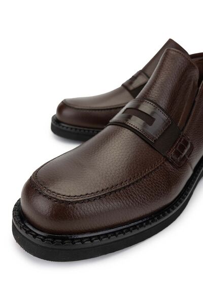 Tamer Tanca Erkek Deri Kahverengi Klasik Bot