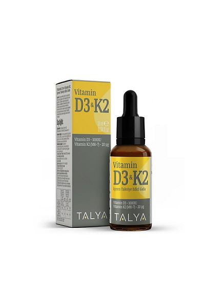 Talya 10 ml Supplement FooD Drops ContaininG Vitamin D3&k2