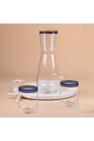 Rakle Verona Su Seti - Şeffaf - 1 lt + 280 ml