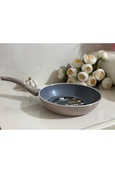 EVİNDA PAN-DORA Serisi 22 cm Kristal Ezme Seramik Tek Kulp Tava