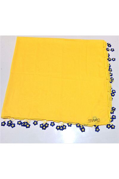 REYYAN Blue Trend - Embroidered Writing Handcrafted Crochet
