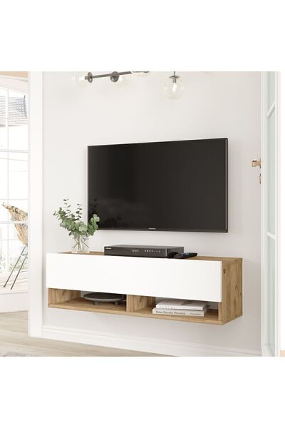 Yurudesign Future Tv Ünitesi Fr13-aw Çam-beyaz