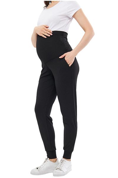Luvmabelly MYRA8095 Pantaloni de jogger de maternitate cu talie reglabilă