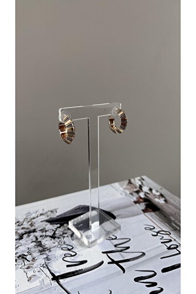 Serenity Atelier Yeni Sezon Coco Özel Tasarım Zirkon Taşlı Halka Küpe