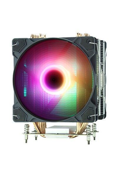 Dark Freezer X125 2x12cm Frgb Led Fanlı, 4pin Pwm Bağlantılı Kule Tipi Işlemc...