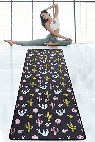 Chilai Home Opuntia 60x200 Cm Yoga Spor Fitness Pilates Halısı Yoga Matı Yıka...
