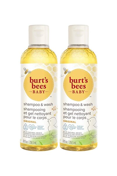 Burts Bees Bebek Saç Ve Vücut Şampuanı - Baby Bee Shampoo Body Wash X 2 235 ml