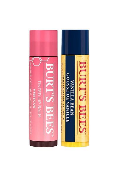 Burts Bees Colored Lip Care Dried Rose - Tinted Lip Balm Hibiscus+vanilla Lip Balm