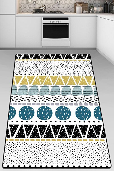 Chilai Home Prag Mutfak Halısı Yıkanabilir, Silinebilir , Kaymaz Taban Mutfak...