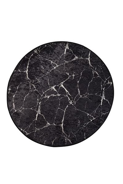 Chilai Home Μάρμαρο Διάμετρος 100 cm Μοκέτα Μπάνιου Djth
