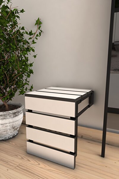 MERETTO Duvara Monte Katlanabilir Tabure Çok Amaçlı Tabure Engelli Oturağı