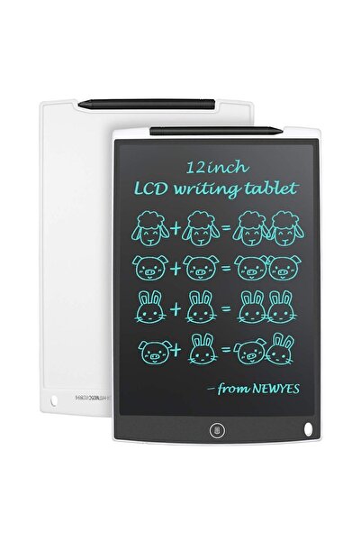 Vothoon 12 Inc Writing Lcd Grafik Dijital Kalemli Çizim Tableti Yazı Tahta No...