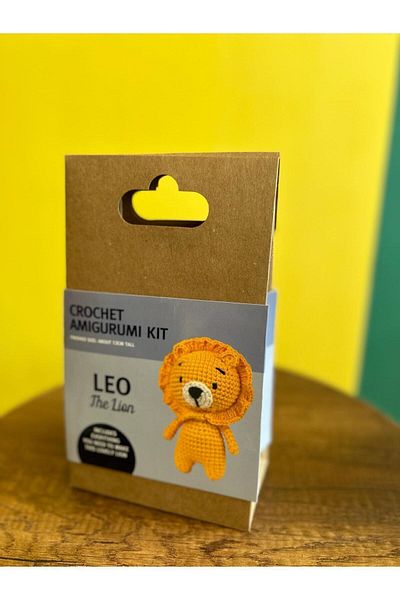 Tuva Yayıncılık Hello Crochet / Crochet Amigurumi Kit - Leo the Lion