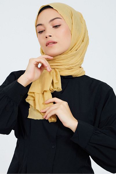 m moon scarf Premium Bamboo Shawl “ Gold “