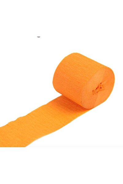 kidspartim Декоративна украса от италианска креп хартия, 6 части, оранжева, 5...