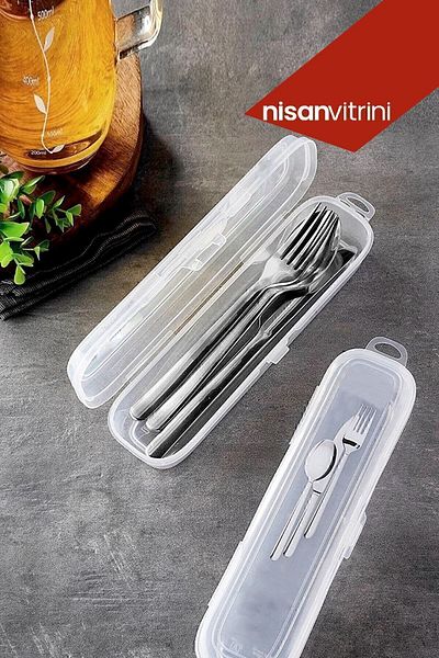 Gondol Plastik Transparent Plastic Storage Container Multix G06-c Cutlery Box