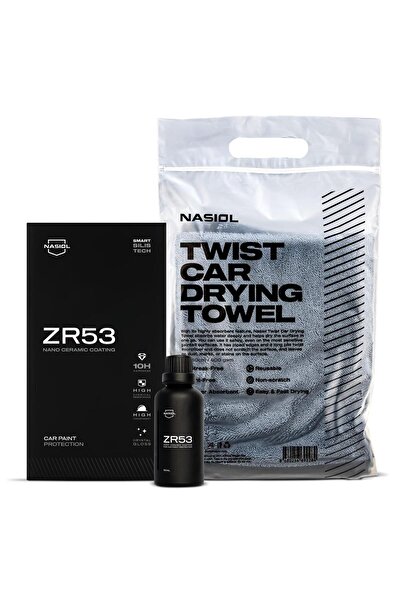 Nasiol -SET 16-ZR53 Araç Nano Seramik Kaplama,Boya Koruma ve Araç Kurulama Ha...