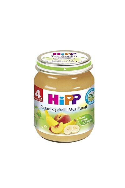 Hipp Organik Şeftalili Muz Püresi 125 gr