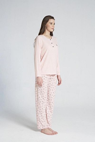 Pijadore Pijadore 1711 Long Sleeve Sleepwear Set