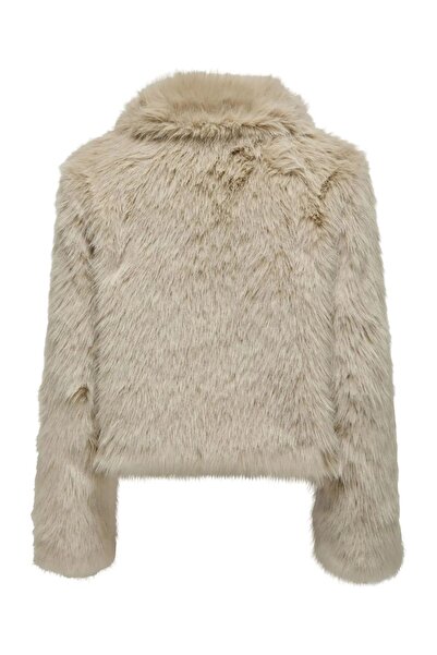 ONLY Kadın Onlmanny Suni Kürk Ceket Mont 15322406 Taş