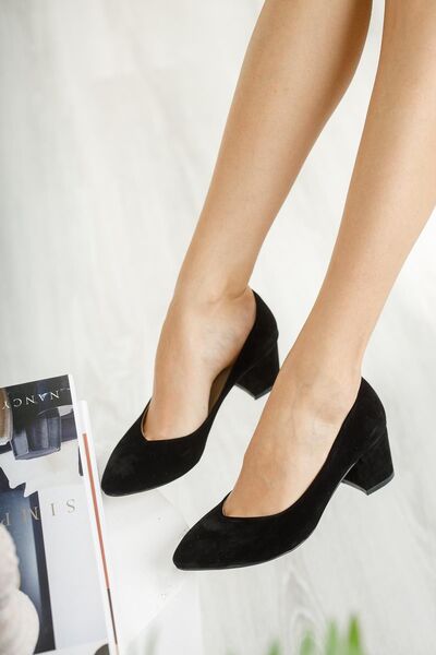 MUGGO W706 Guaranteed Women's Classic Daily Stylish Comfortable Heeled Shoes