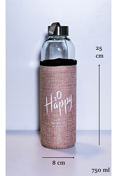 Bonjour 750 ml Glass Flask with Case