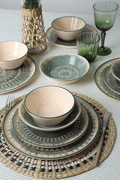 Keramika Maya Yemek Takımı 24 Parça 6 Kişilik 20788-20790