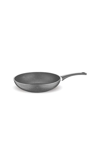 FMS Granite Wok Pan 28 Cm Gray