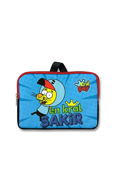 ÜMİT ÇANTA 10'' / 11'' Inç Kral Şakir Lisanslı Desenli Ipad Çocuk Tablet Çant...