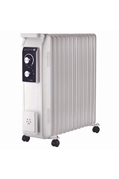 DOTS Oil Heater – 13 Fins – 3 Heat Levels - 2500 Watt - White