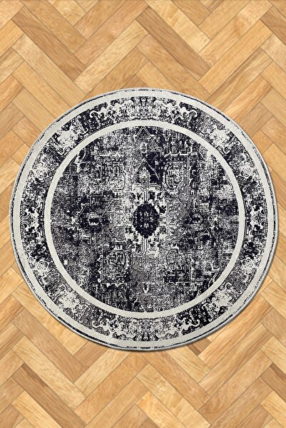 Chilai Home Epoca Çap Banyo Halısı Yıkanabilir Kaymaz Taban Salon Halısı Mutf...