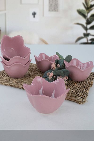 Keramika Μπολ Σάλτσας Violet Lily 12 cm - 6 Τεμάχια
