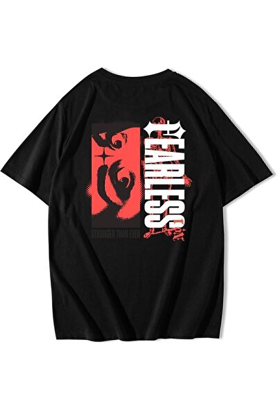 BRZ COLLECTION Tricou oversize unisex Fearless