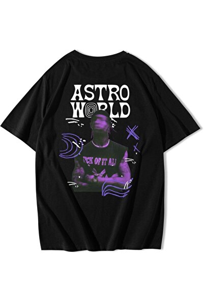BRZ COLLECTION Tricou unisex oversize Travis Scott Astroworld
