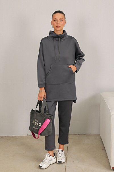 Melike Tatar أنثراسايت كانجارو - بدلة سكوبا بجيوب 3-5200