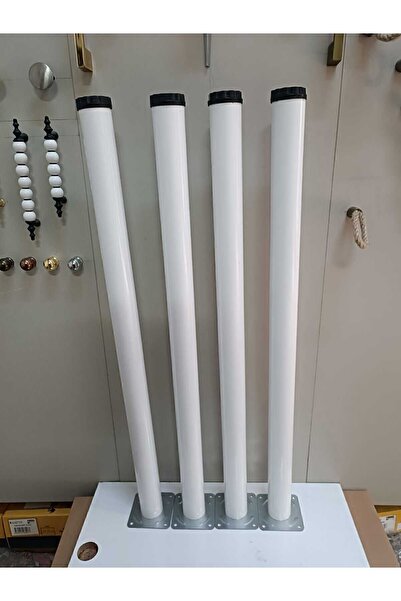 LİYAHOME SÜT BEYAZ MOBİLYA MASA BORU AYAĞI (ÇAP ÖLÇÜSÜ 42MM) (BOY UZUNLUĞU 71...