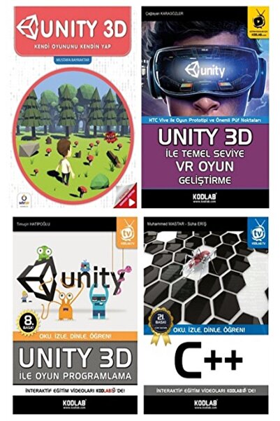 Genel Markalar Unity 3d Eğitim Seti (4 Kitap Takım)