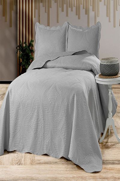 eco concept Quilted Embroidered Double Bedspread - Daily Use