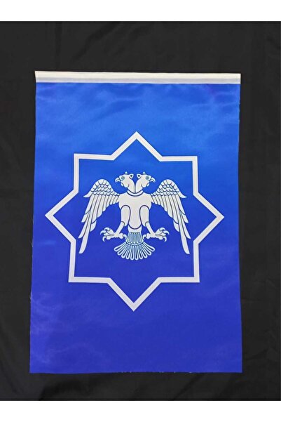 ötüken Selçuklu Devlet Arması Baskılı Saten Bayrak
