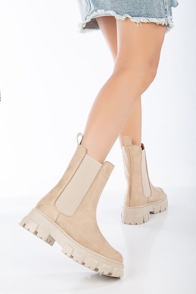 moun shoes Μπότες από καουτσούκ με χοντρή σόλα
