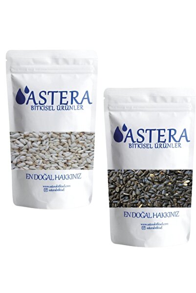 ASTERA 250 gr Aspir Çekirdeği 250 gr Siyah Küçük Sultan Papağan Çekirdeği Seti