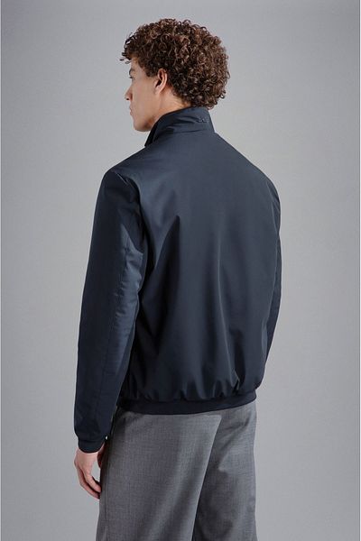 PAUL&SHARK Black Casual Jacket - Men'S, Long Sleeve, Stand Collar 14312019 -011