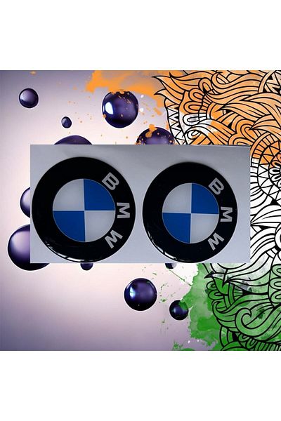 sticker BMW DROP LOGO 5 CM 2 PIECES Trendyol