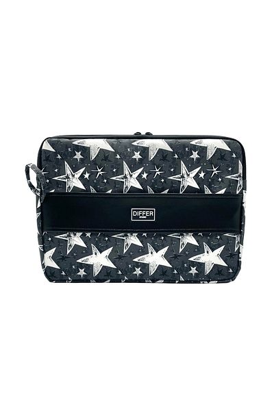 Differ Studio 15.6'' Inch Star Pattern Gray Unisex Water Resistant Laptop/Macbook/notebook Case/bag